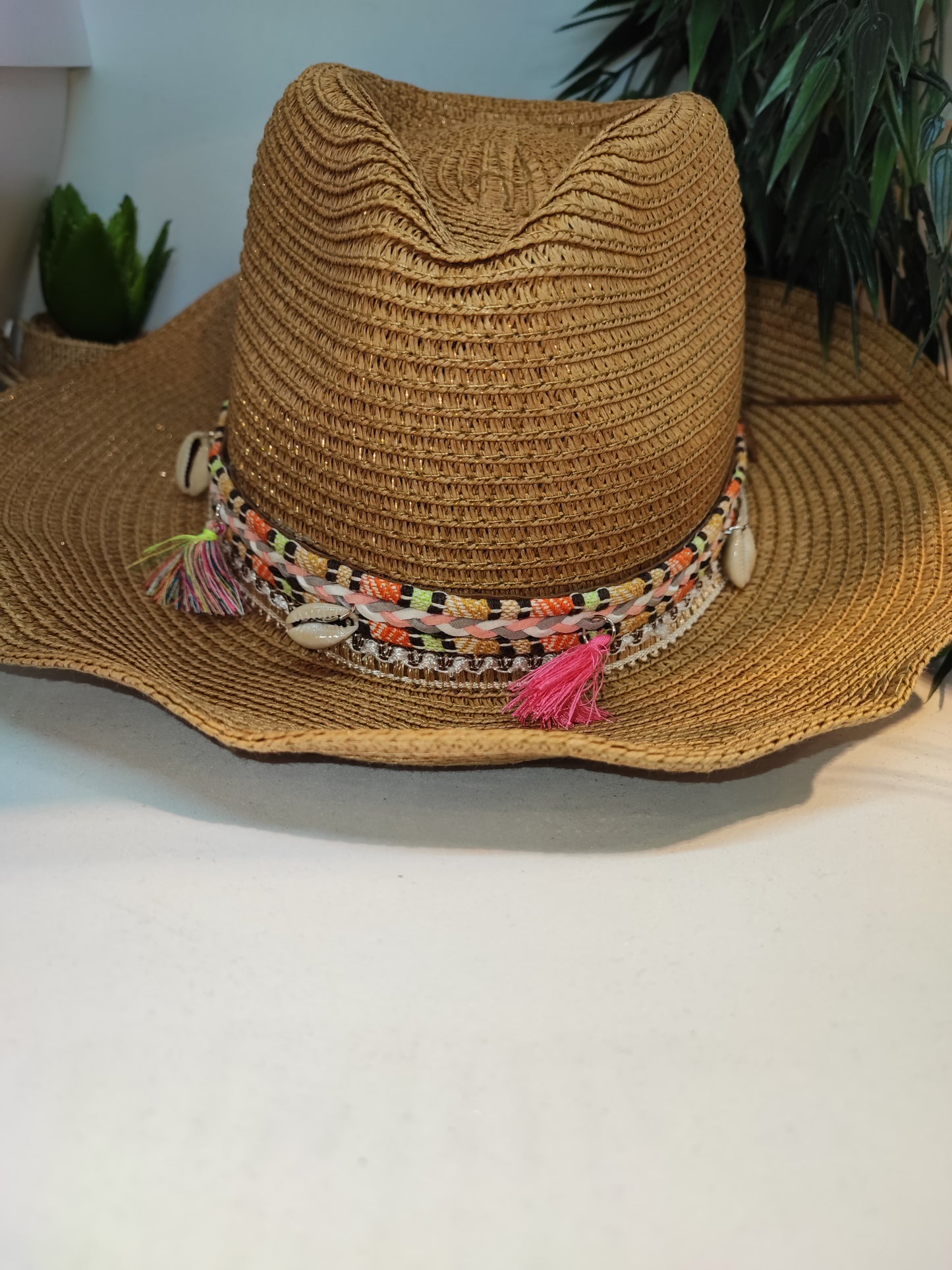 Chapeau Coquillage Camel