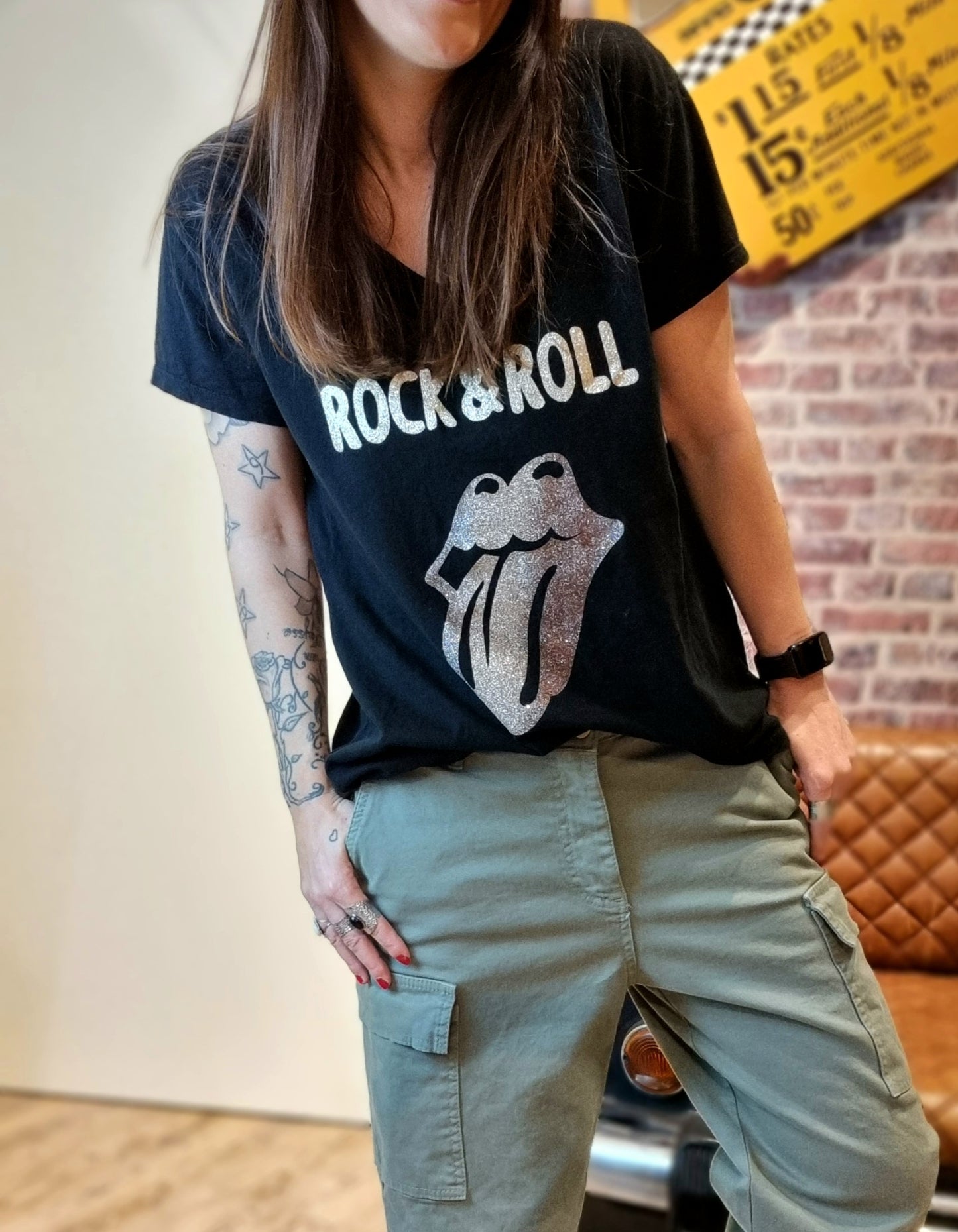 Tee Shirt Rock n' Roll Noir