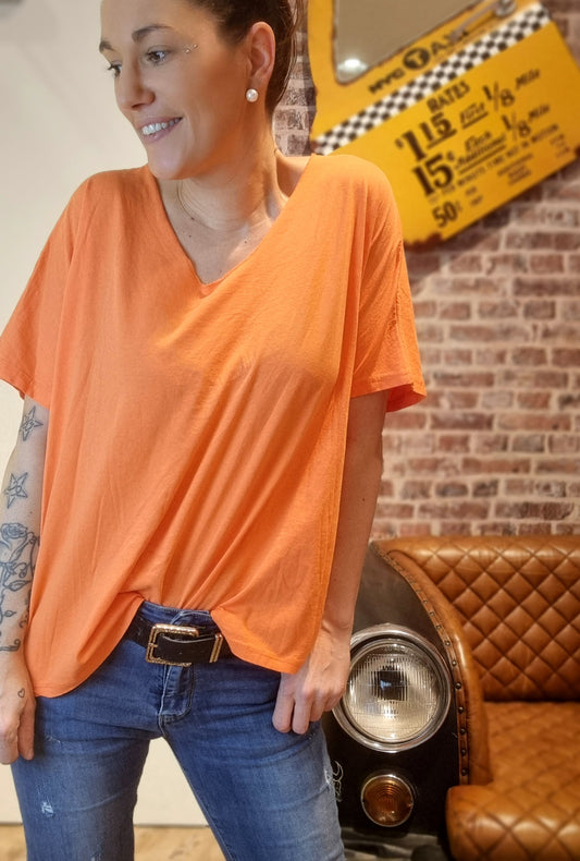 Tee-shirt Suza orange