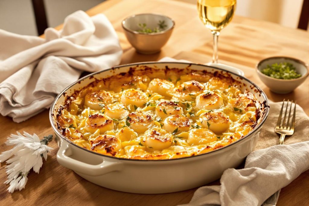 Gratin Poireaux Saint Jacques Facile Pr parer Mais Digne D un Vrai 