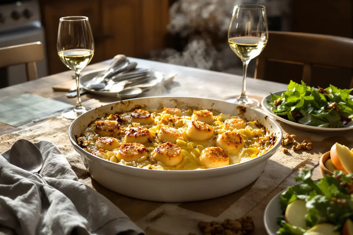 Gratin Poireaux Saint Jacques Facile Pr parer Mais Digne D un Vrai 